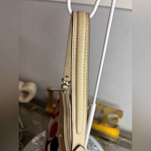 Coach 2013 Ashley Op Art Satin Multi Print Hobo Bag EUC - Picture 9 of 14